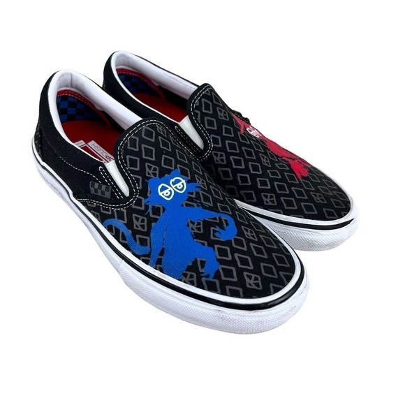 Vans Krooked by Natas x Ray Barbee Collab Sneakers Men 8.5 Limited Edition - Picture 1 of 14